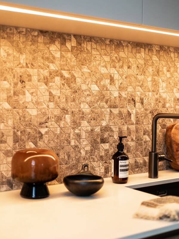 Marmer Mosaic 3D: Eyecatcher voor Wand en Vloer