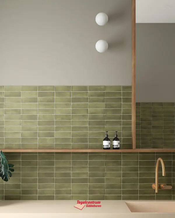 Olijfgroen: De Trend voor Badkamer Tegels
