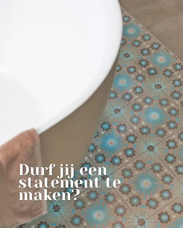 Geef je badkamer karakter met opvallende tegels