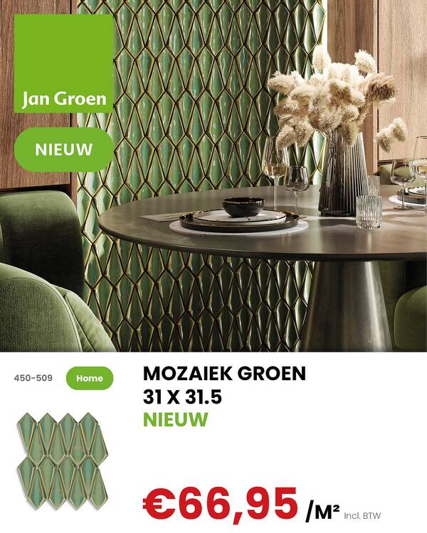 Ontdek onze unieke mozaïektegels