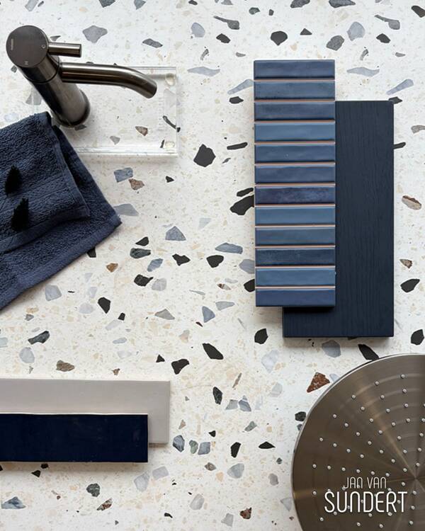 Stijlvolle badkamerinspiratie met terrazzo
