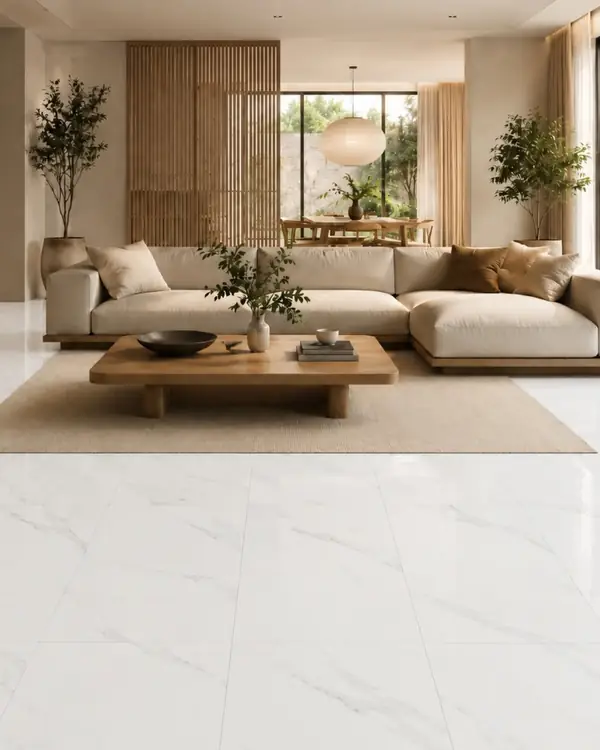 Hoogglans Carrara Vloertegels voor Jouw Woonkamer